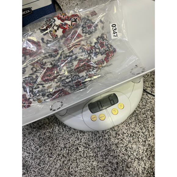 🌟3 for $35🌟 Rose & Olive Boho Peasant Tie Back Blouse, Long Sleeve L, Red/White - Picture 8 of 8